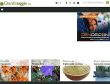 Tablet Screenshot of giardinaggio.net