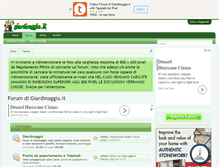 Tablet Screenshot of forum.giardinaggio.it